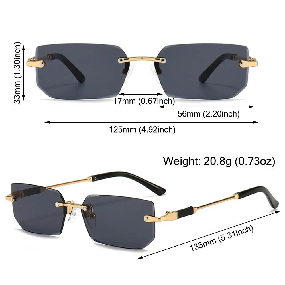 Gafas de sol rectangulares